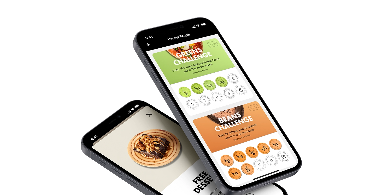 Earn points with every order and redeem them for free food at Honest Greens.